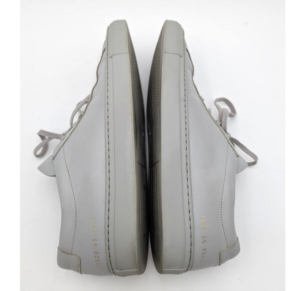 Common Projects Original Achilles Sneaker Shoes Men's Grey Size US12 EU45 - Picture 5 of 15
